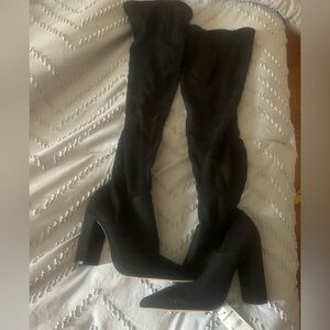 Express Black Over the Knee Boots